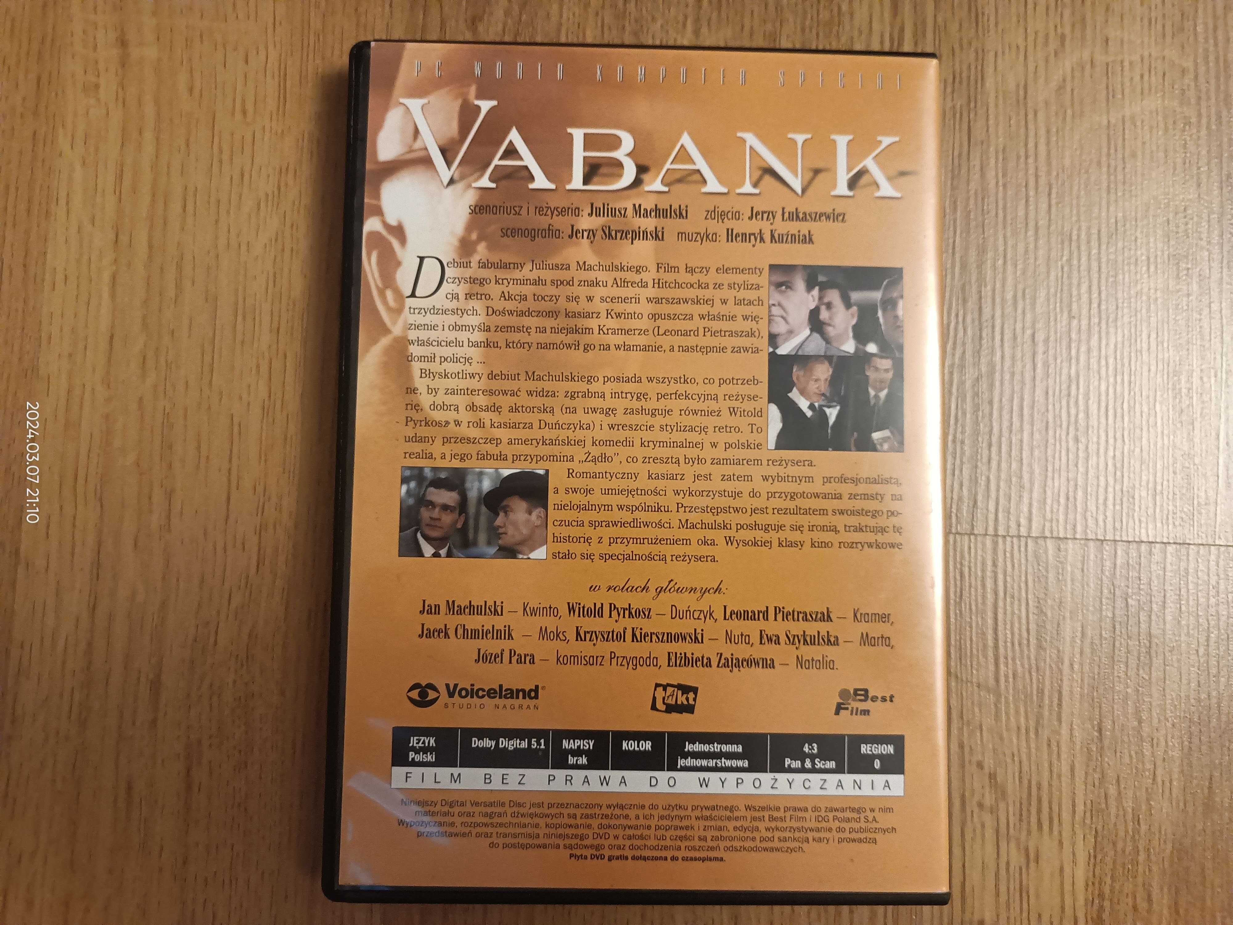 Vabank DVD Video PL