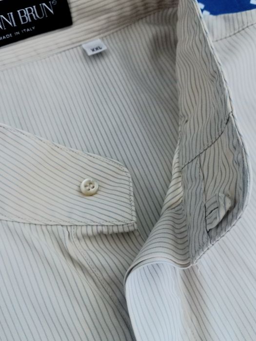 DUŻA (2XL) NOWA beżowa włoska koszula Gianni Brun