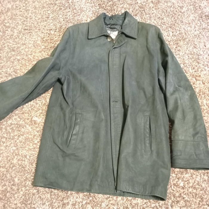Куртка кожаная мужская,XL