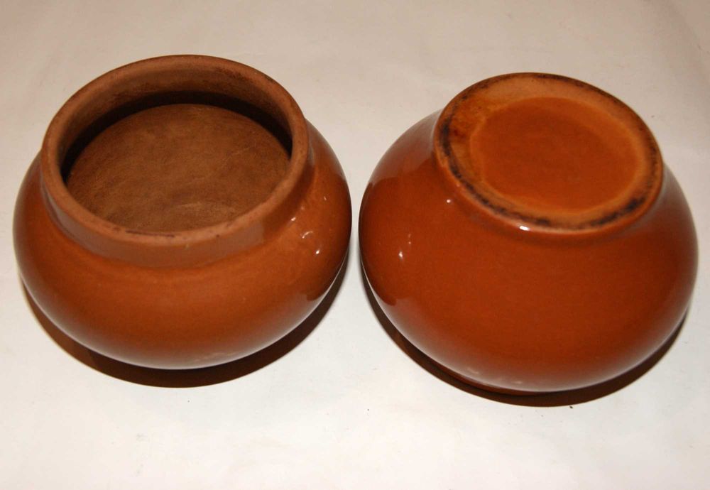 Ретро керамический горшок Глиняный горшочек Керамическая посуда СССР