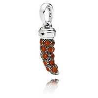 Pandora Charms Czerwony Amulet Unikat