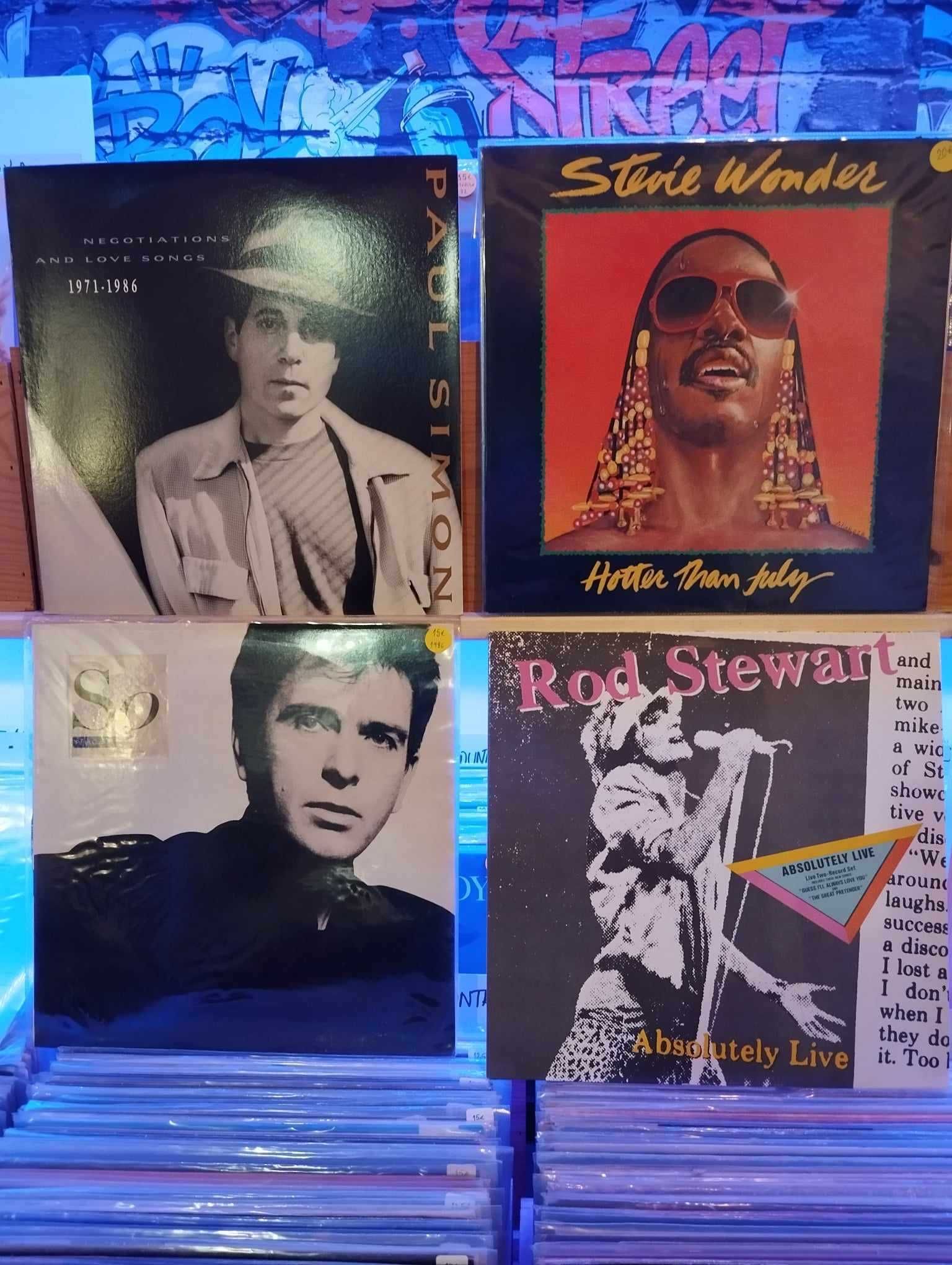 Vinil - Stevie Wonder,La Union,Paul Simon,P.Gabriel,P.Harum,Roxette...