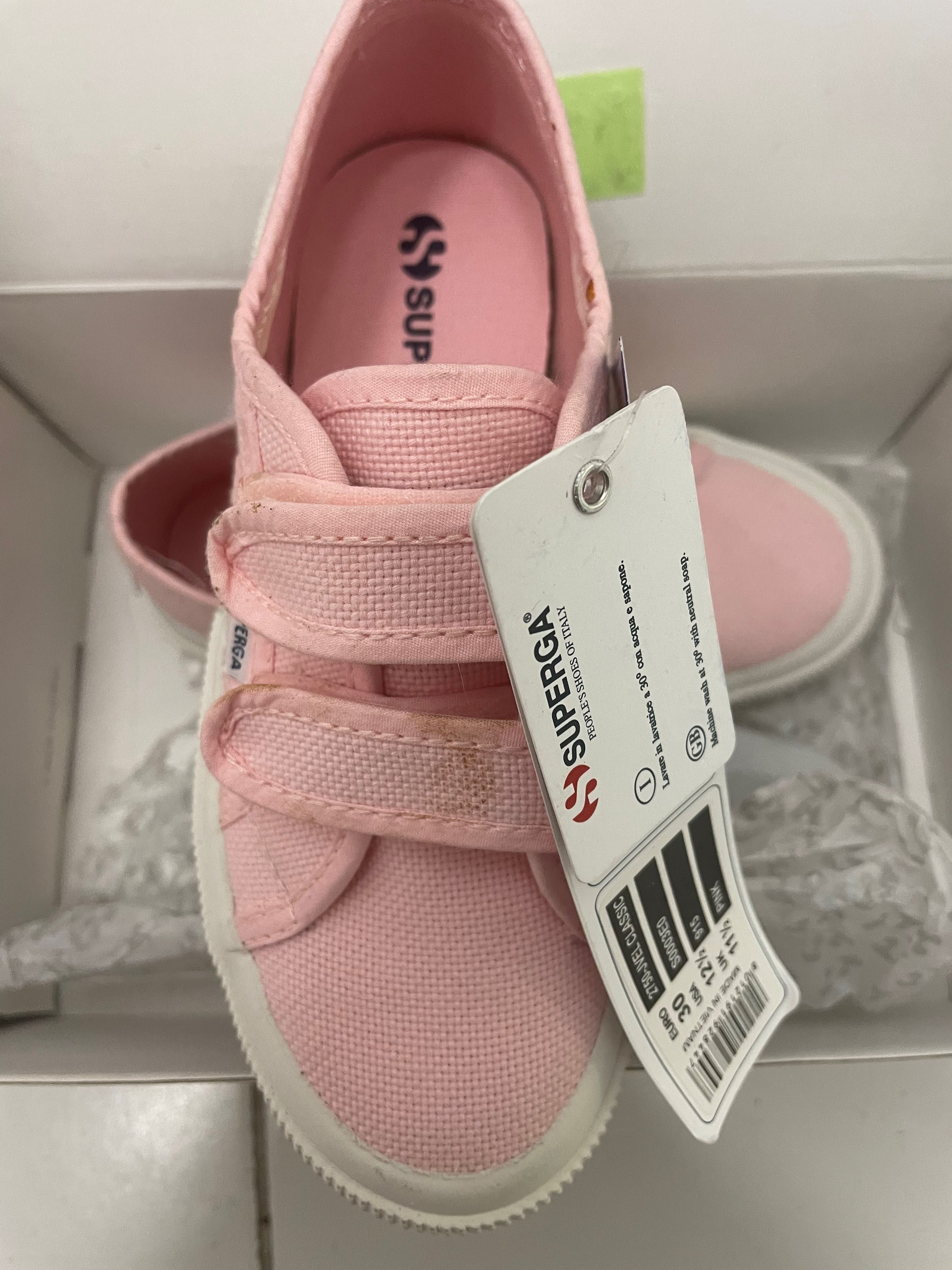 Superga rosa tamanho 30