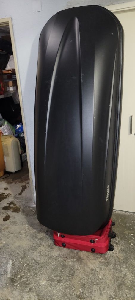 Mala tejadilho Thule pacific 780 tam xl. Usada 1 vez.

Medidas 196cm x