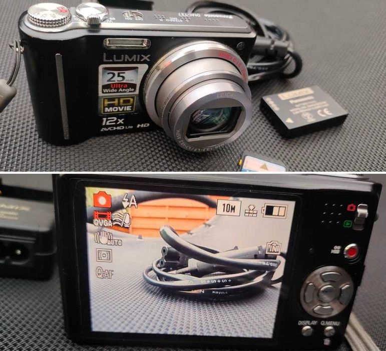 Panasonic Lumix DMC-TZ7 Kompletny Zestaw