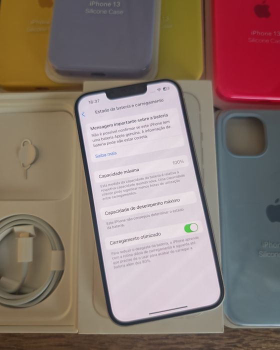 iPhone 13 128GB Branco Em muito bom estado Aceito Retomas