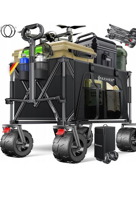 Wózek składany transportowy GTR9000 kesser 300litrów