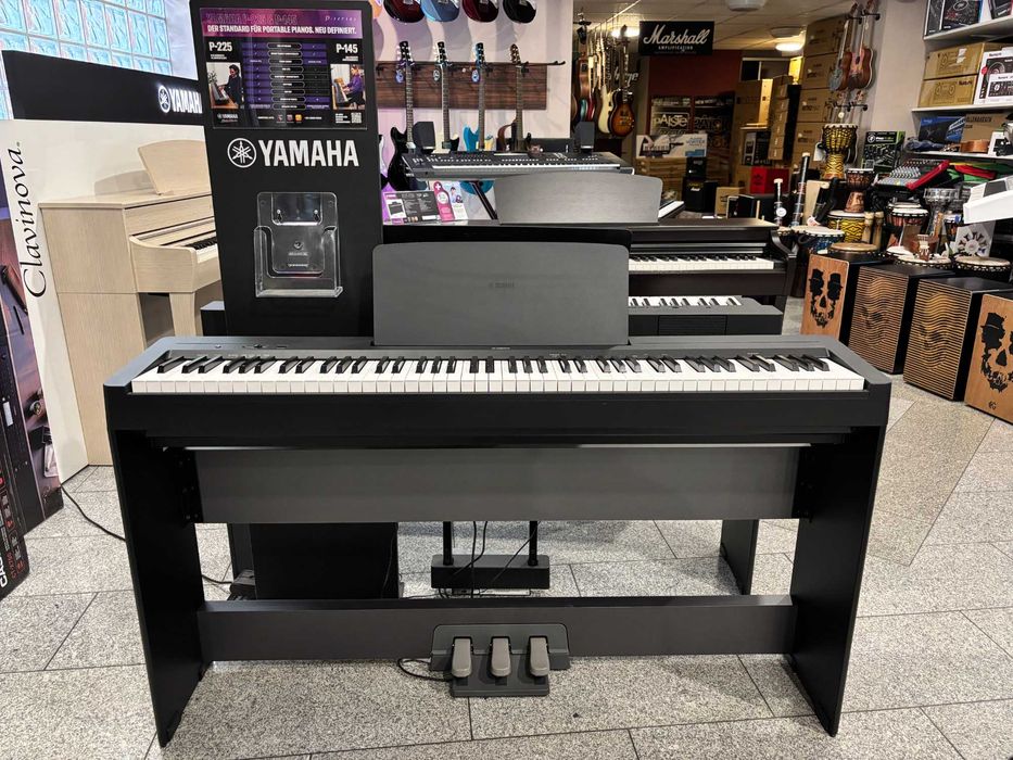 Pianino cyfrowe YAMAHA P-145B + Listwa + Sustain Autoryzowany Sprzed.