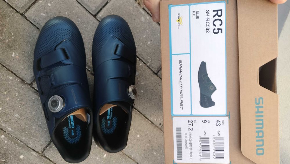Sapatos Shimano de estrada novos nr 43