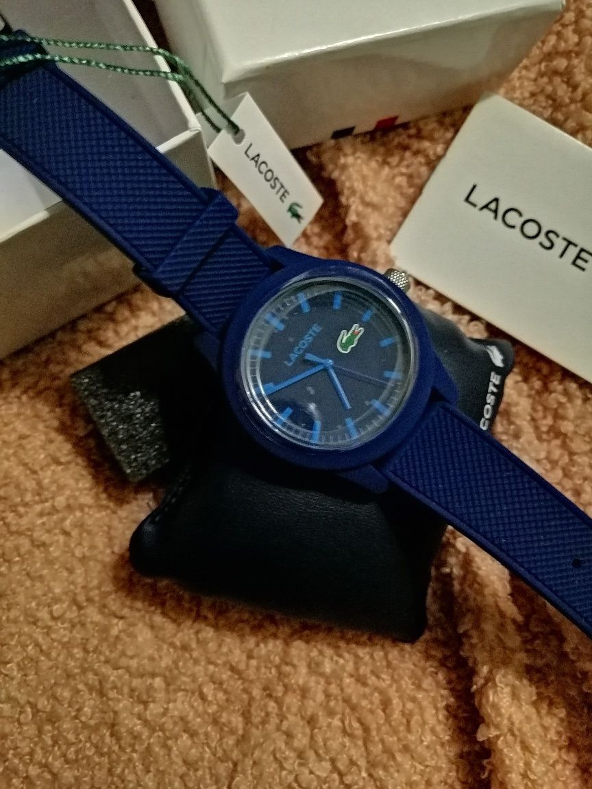 Zegarek Lacoste NOWY z metką (pudełkiem itd., folią na tarczy). Unisex