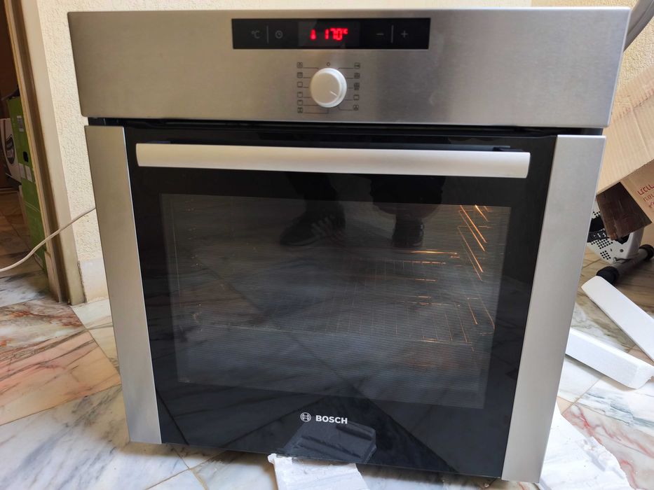 Forno Pirolítico Bosch de Aço Inoxidável Multifuncional 60cm
