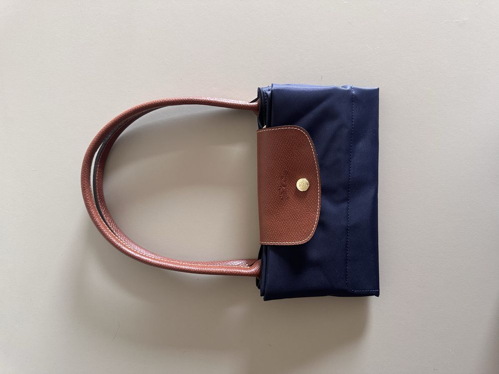 Mala Longchamp Le Pliage Azul Escura