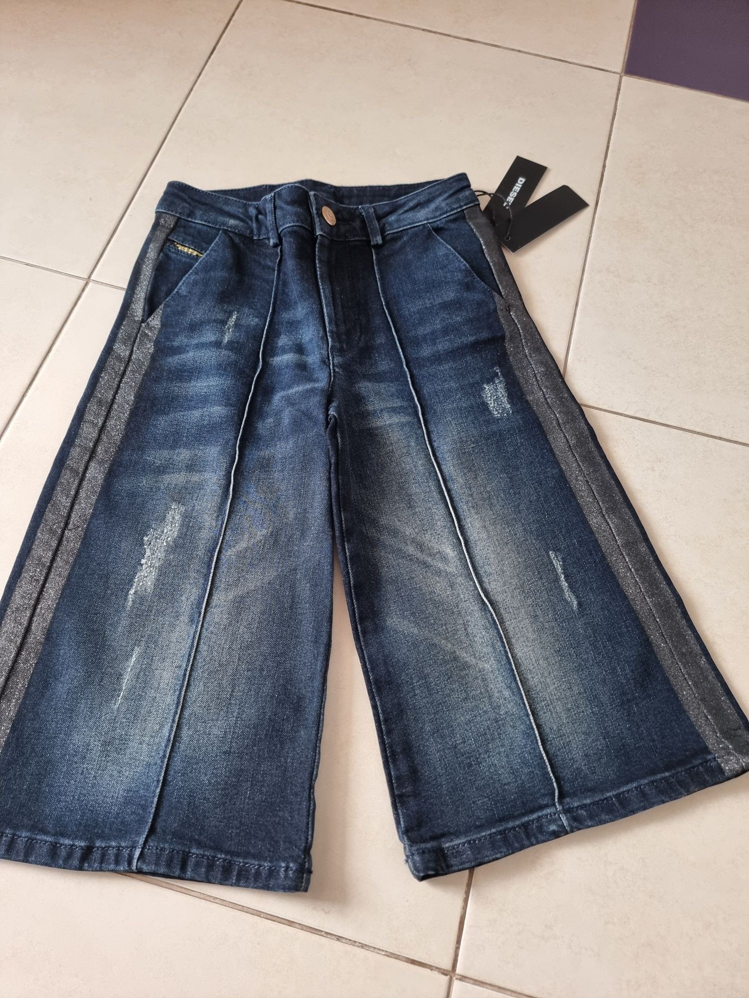 Джинсовые шорты diesel (кюлоты)