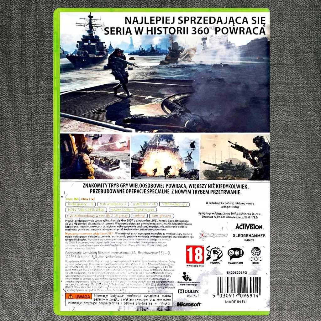 Call Of Duty Modern Warfare 3 PL Cod MW3 Xbox 360 Polskie Napisy