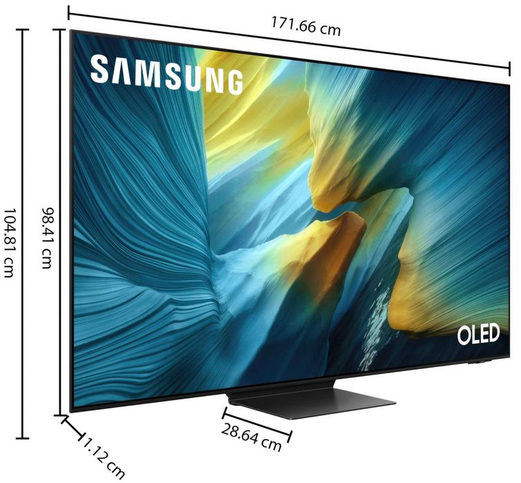 Телевізор Samsung OLED QE65S95F НОВИНКА 2025 Нові! Запечатані!