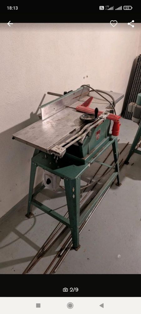 Mała piła formatowa frezarka grubosciowka KITY KOMPLET 380v