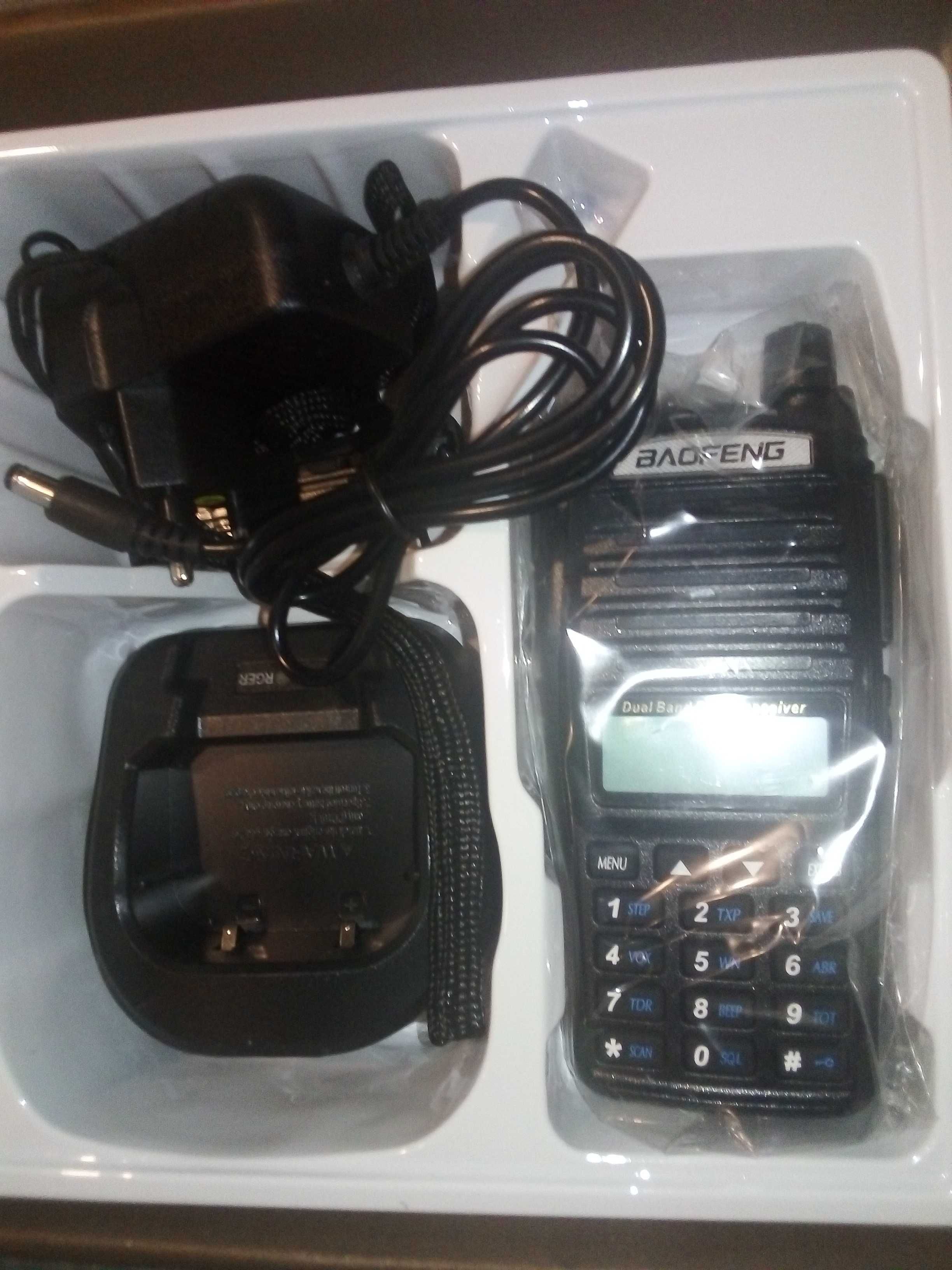 Baofeng UV-82HTQ 8W Radio SKANER POLICJA POGOTOWIE Rozblokowany!