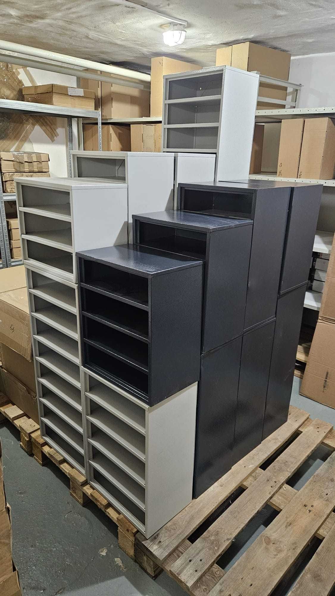 Szafka metalowa/ regał / obudowa skrzynki - 5 półek RAL 7016