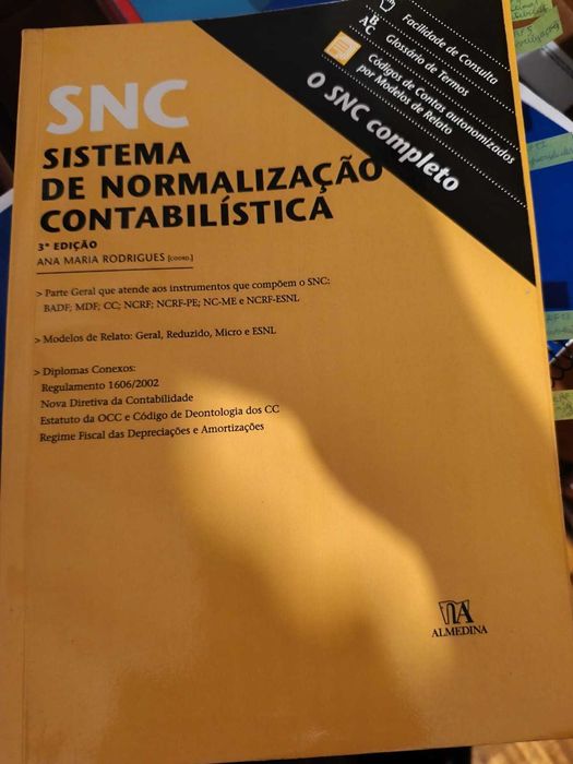 Livro SNC- Sistema de Normalização Contabilística