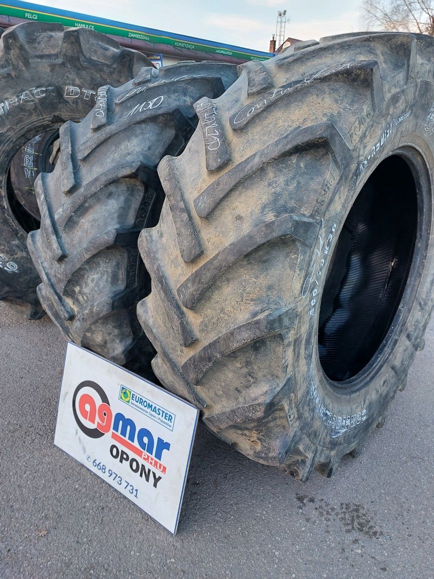 480/70R30 Continental opony używane rolnicze para