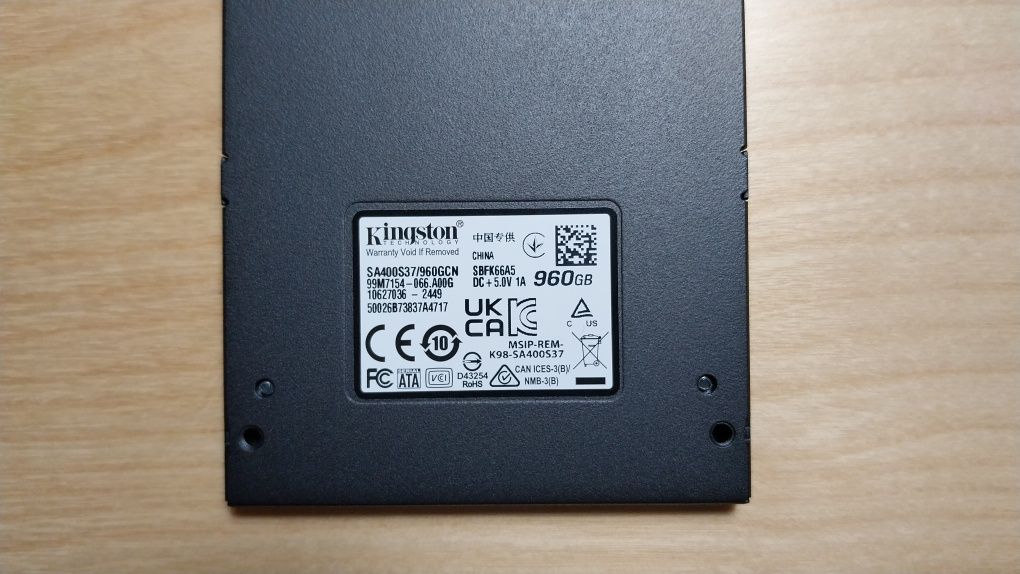 Lote de discos SSD