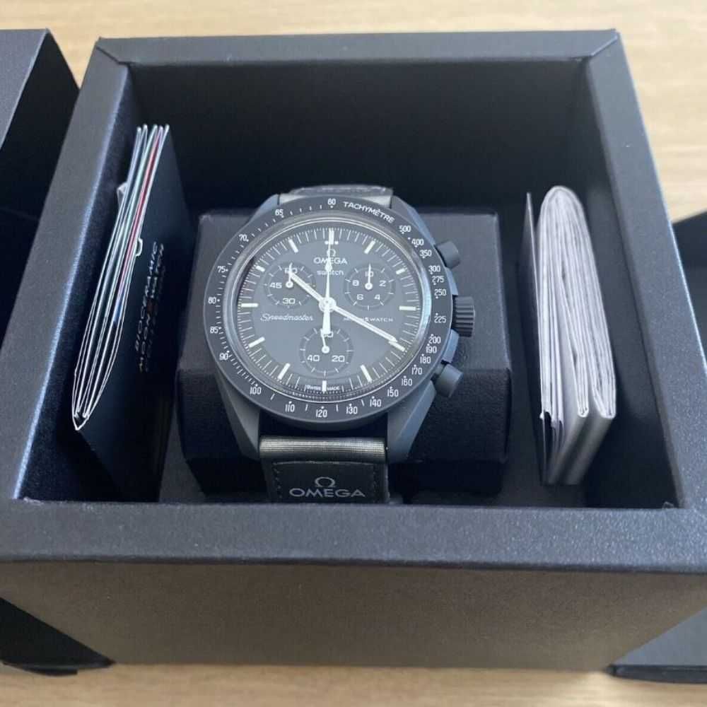 Omega x Swatch SO33A100 Mercury - Kosmiczny Zegar w Limitowanej Edycji