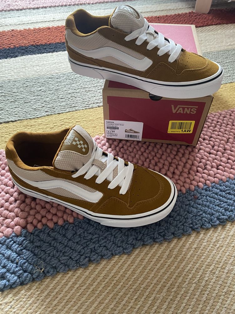 Vans Caldrone Suede/Mesh Golden Brown rozmiar 40.5