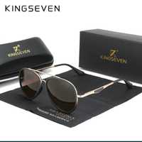 Чоловічі поляризаційні сонцезахисні окуляри KINGSEVEN N7748 Gun Gray
