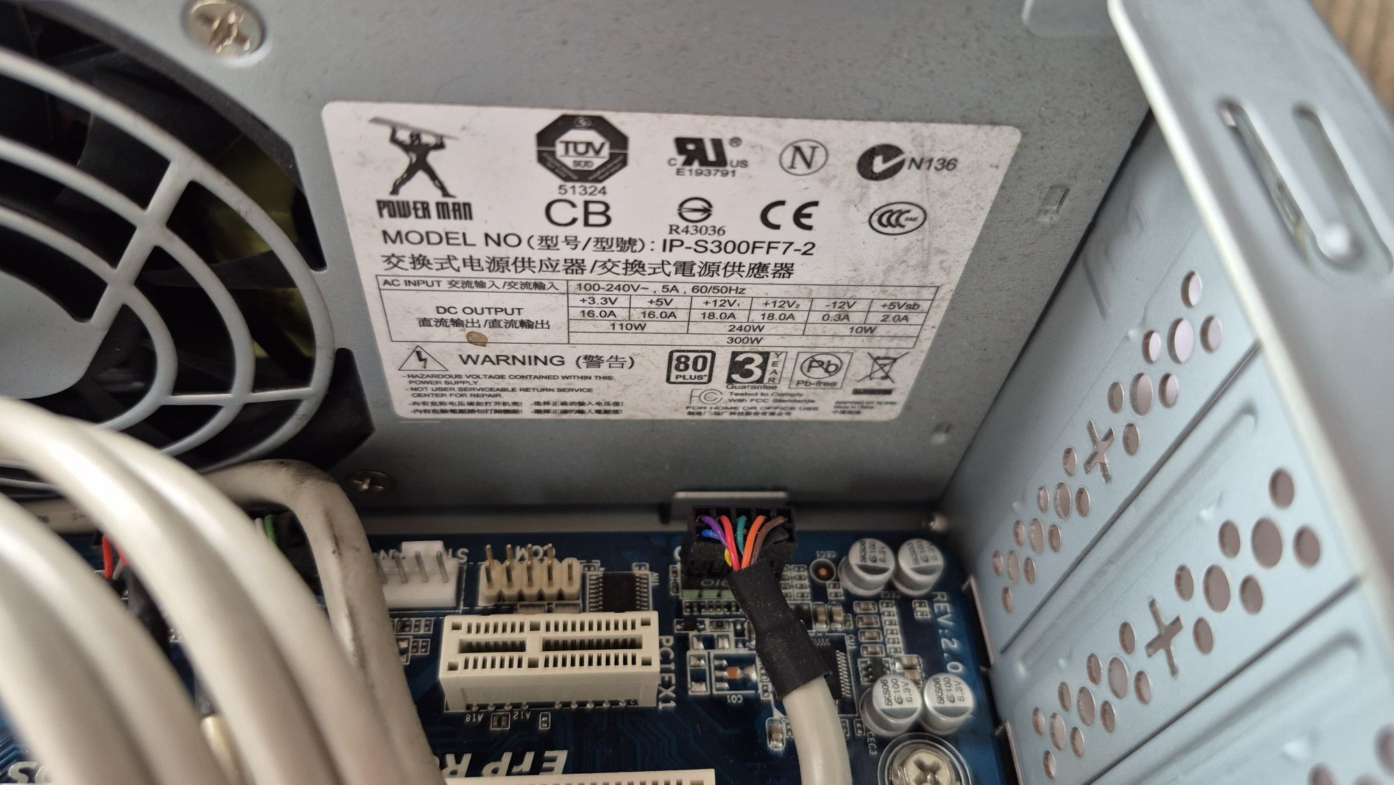 komputer Gigabyte GA-H61M-S2PV, Intel Core i3-2120 8gb ram