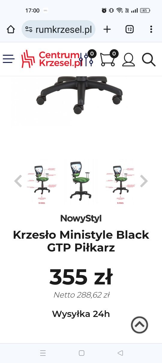 Krzesło do biurka