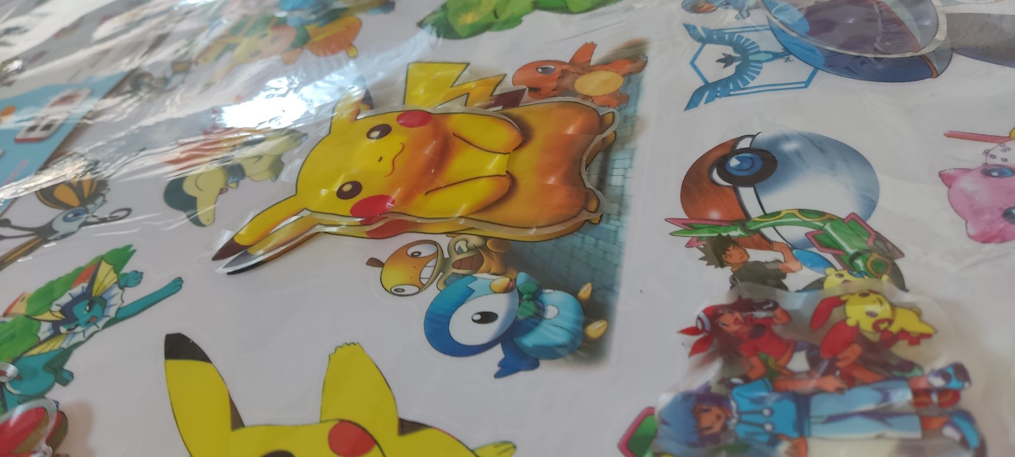 Naklejki ścienne 3d Pokemon nowe
