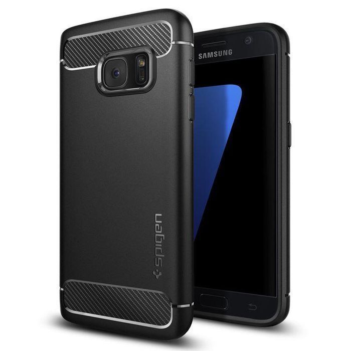 Etui Spigen Armor Rugged do Samsung Galaxy S7, Czarny