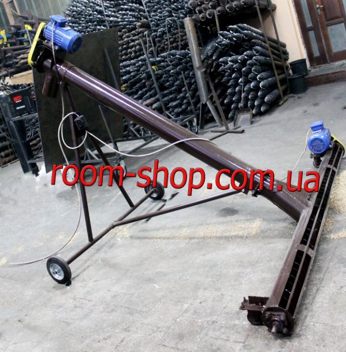 Конвейер винтовой, шнековый погрузчик, транспортер, шнек, навантажувач