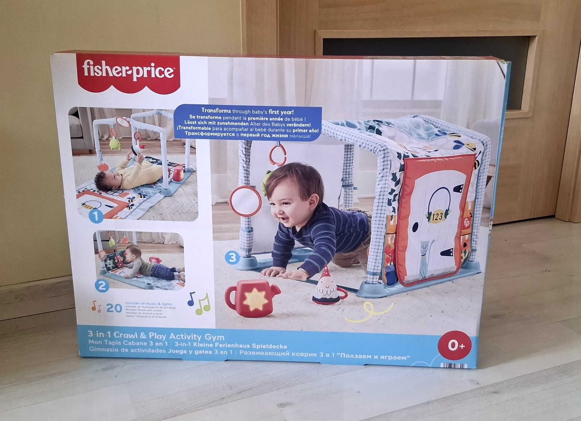 Fisher-Price Edukacyjna mata z dźwiękami Domek Odkrywcy