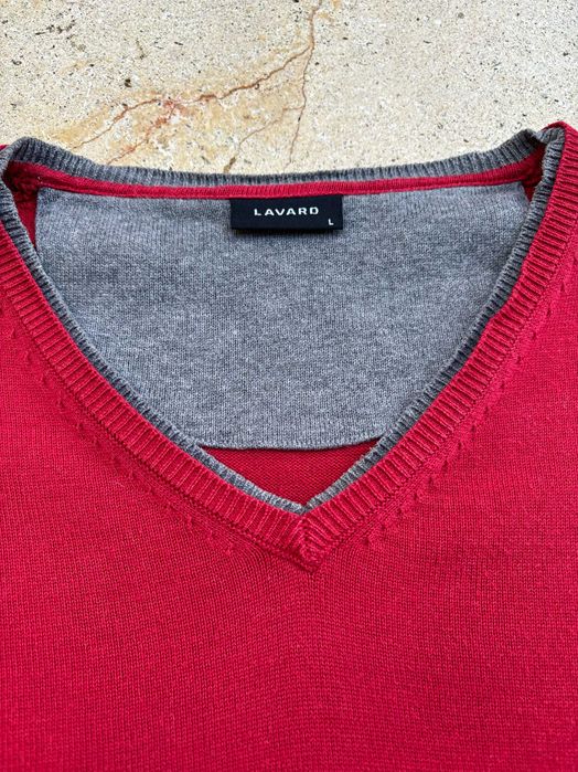 Czerwony sweter męski Lavard r. L