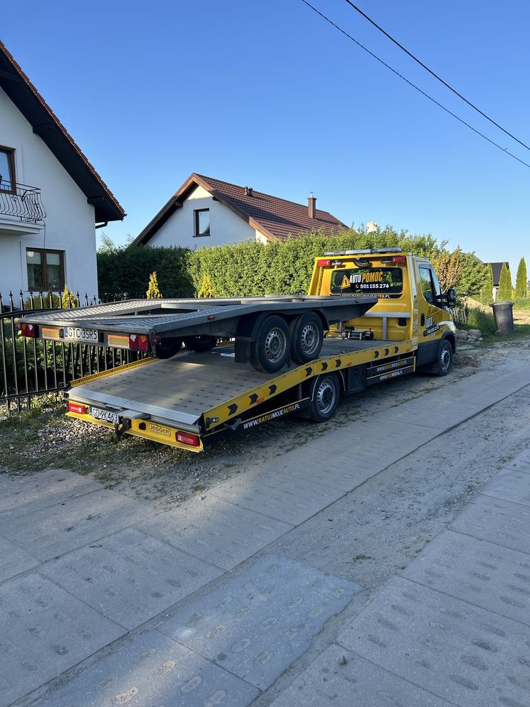 Wynajem autolaweta Iveco 2024 r kwidzyn i okolice