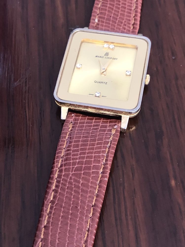 Zabytkowy zegarek damski japońskiej marki Marie Lourdes Vintage