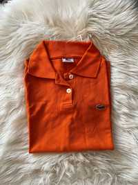 Pomarańczowa koszulka T-shirt Polo Lacoste