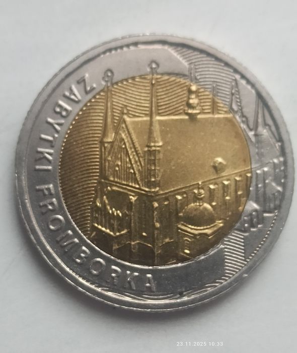 zabytki fromborka 5zl