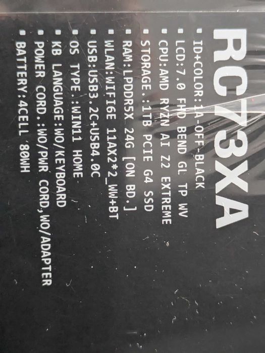 Asus ROG XBox Ally X 2025 Z2 Extreme 1TB 24Gb Ram (Selado/Garantia)