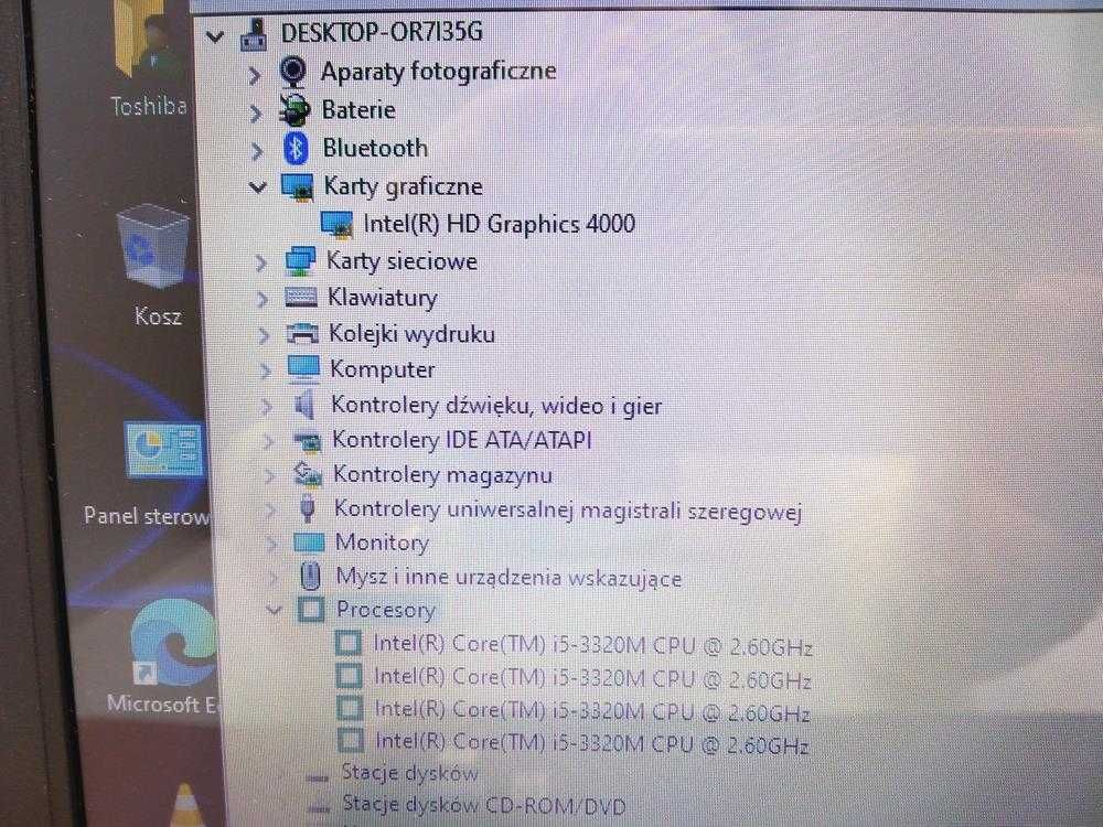 Laptop Toshiba C870 i5 17,3 HD+ 8GB 256 SSD Radeon W10 Gw FV