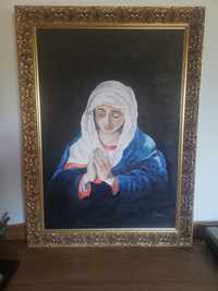 Duży obraz olejny Madonna