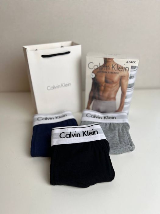 Набор трусов мужских труси боксери чоловічі кельвін кляйн calvin klein