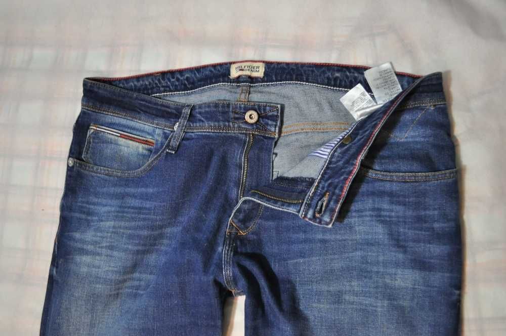 TOMMY HILFIGER 100cm 36/34 męskie spodnie jeansowe stretch s2v