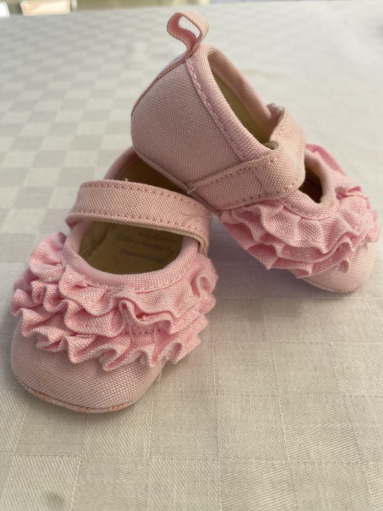 Novos Sapatos bebé menina Cerimonia sessão fotografica T 15