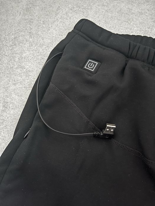 Zimowe ciepłe termiczne spodnie podgrzewane USB 3 tryby rozm S/M