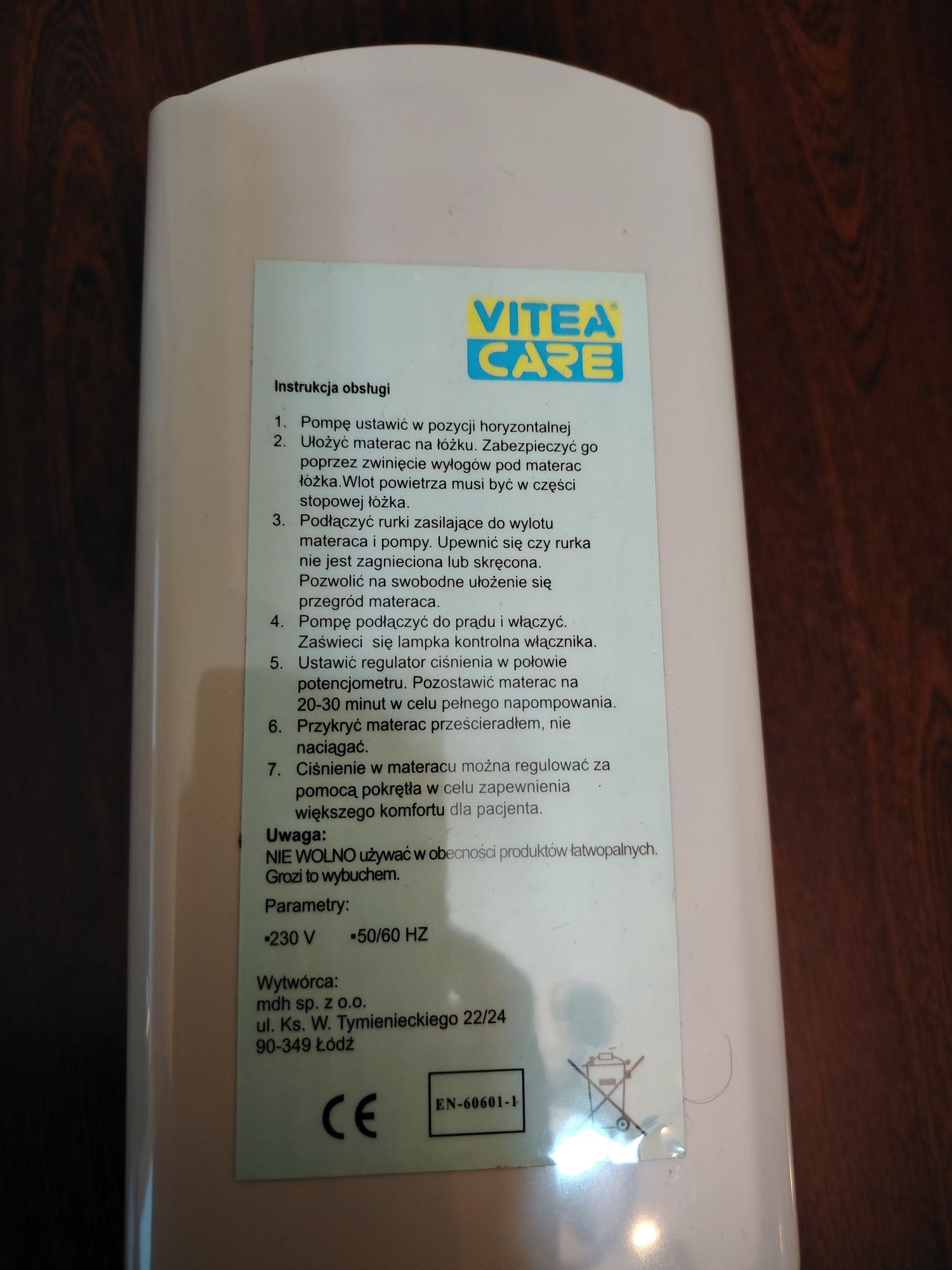 Materac przeciw odleżynowy Vitea Care