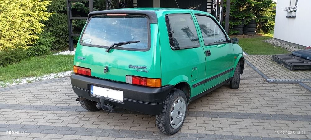 KLASYK Fiat Cinquecento 900 Światła LED- Po Konserwacji Podwozia!