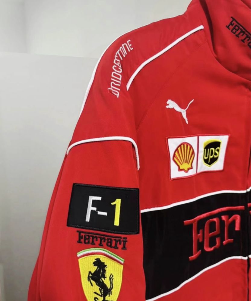 Casaco ferrari f1 retro (envio à cobrança)