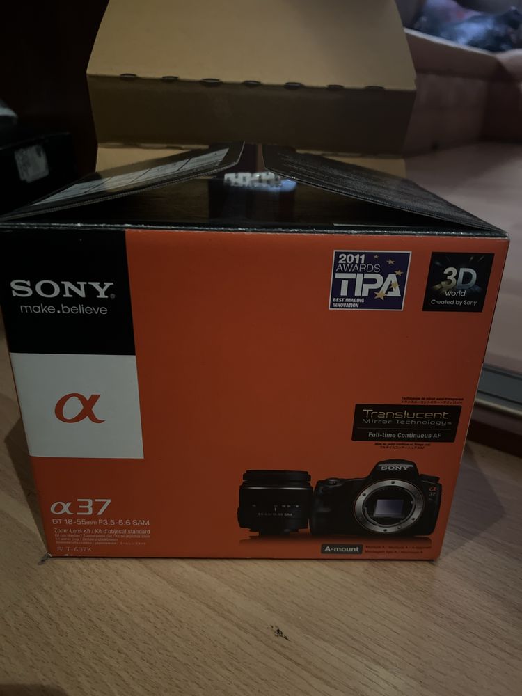 Aparat lustrzanka fotograficzna sony alfa 37